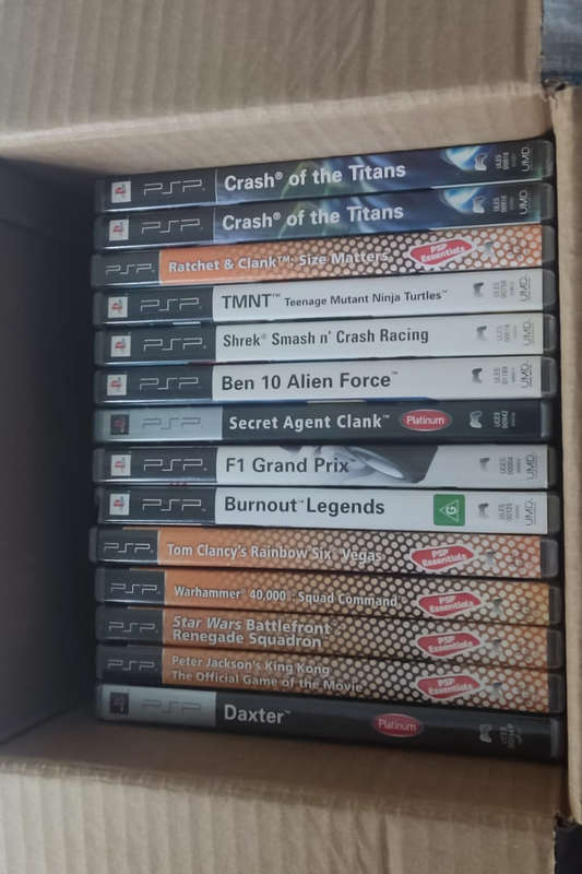 PSP Collection (PSP Console + 14 Games + Carry Case + Charger)