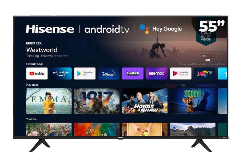 Hisense 55U7A 55" 4K UHD Smart LED TV  Premium Picture, Smart Experience
