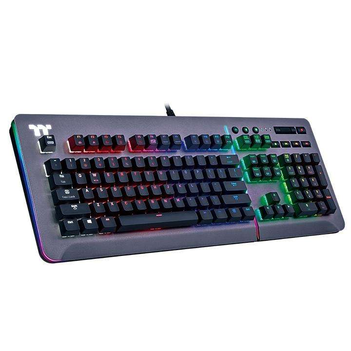 Thermaltake Level 20 RGB Titanium Gaming Keyboard - Cherry MX Speed Silver