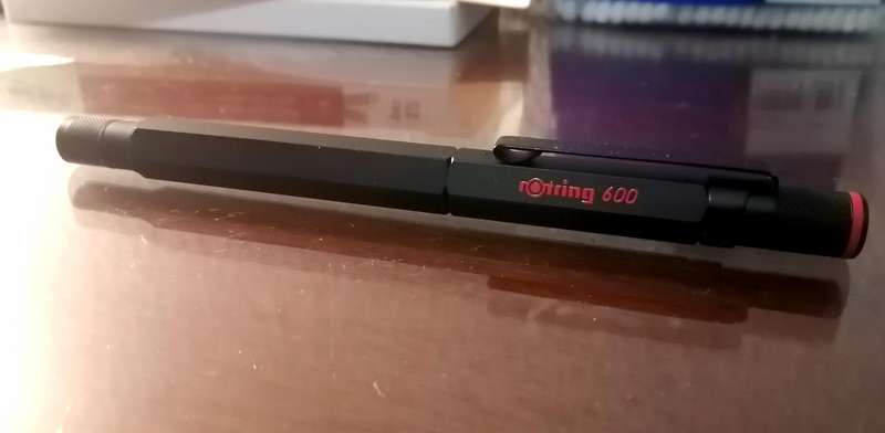 Rotring 600 hexagonal steel Fountain Pen