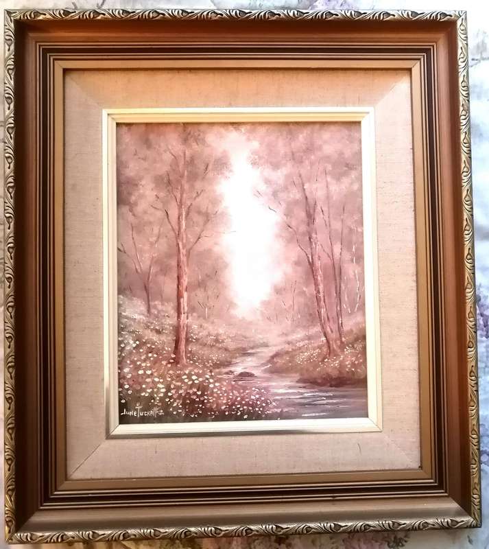 Oil on canvas by June Tuckett