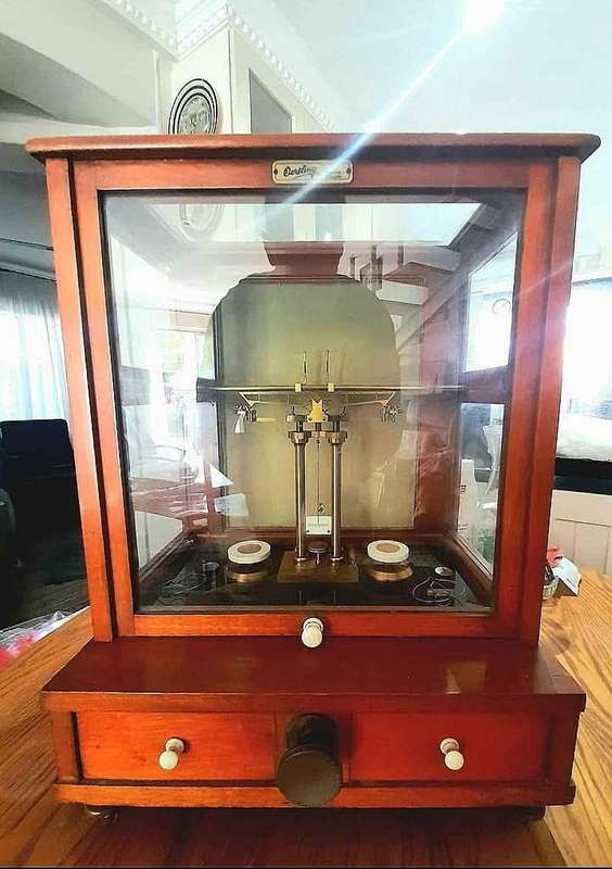 Precision Oertling Balancing Scale