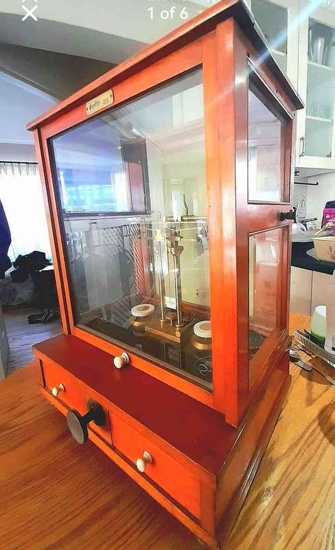 Precision Oertling Balancing Scale
