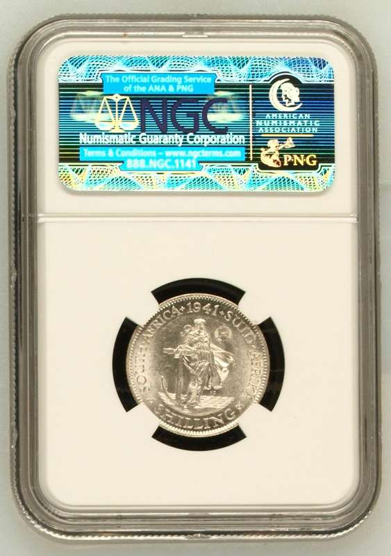 1941 Shilling NGC graded MS62 !!
