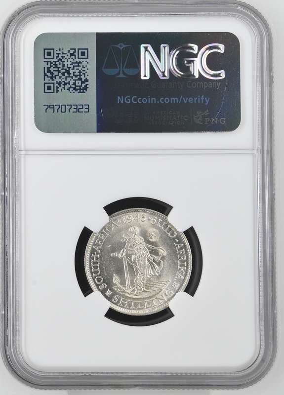 1943 Shilling NGC graded MS62 !!