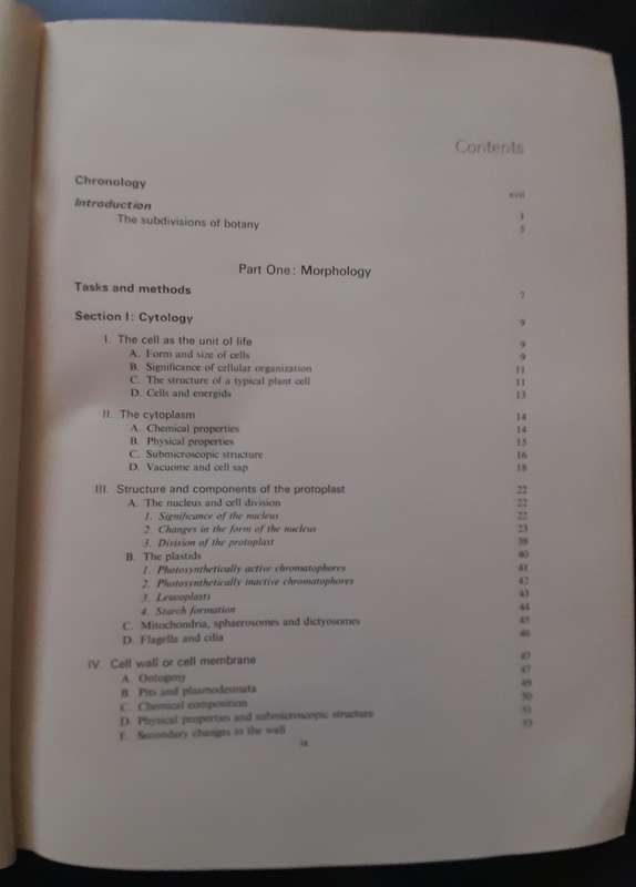 Strasburger's Textbook of Botany 1967