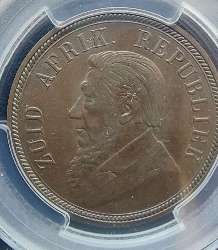1898 ZAR Penny PCGS graded MS64BN!