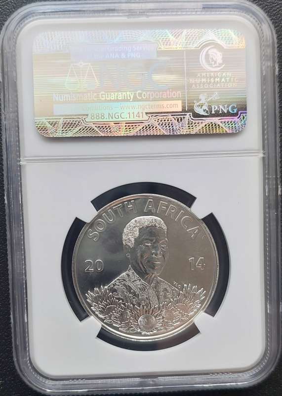 MS67 2014 Protea Silver R1 very low mintage! Life of a Legend Nelson Mandela Education NGC MS67
