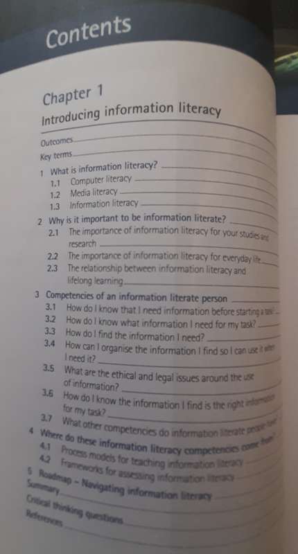 Navigating Information Literacy, T Bothma, E Cosijn, I Fourie, C Penzhorn 2017, 5th Edition Pearson