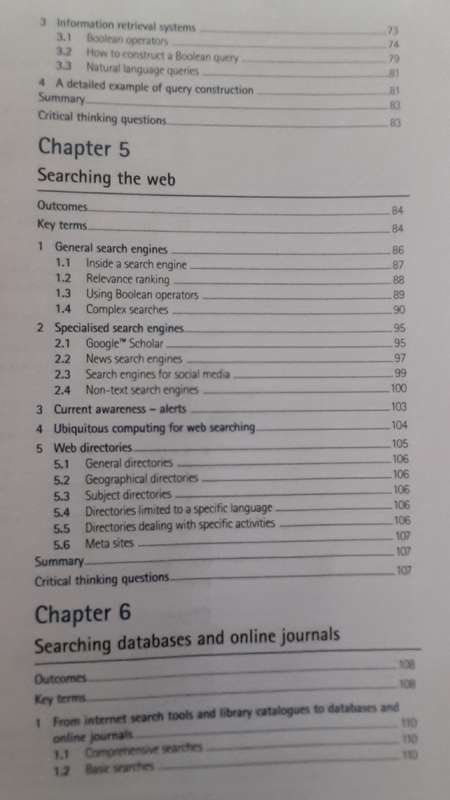 Navigating Information Literacy, T Bothma, E Cosijn, I Fourie, C Penzhorn 2017, 5th Edition Pearson