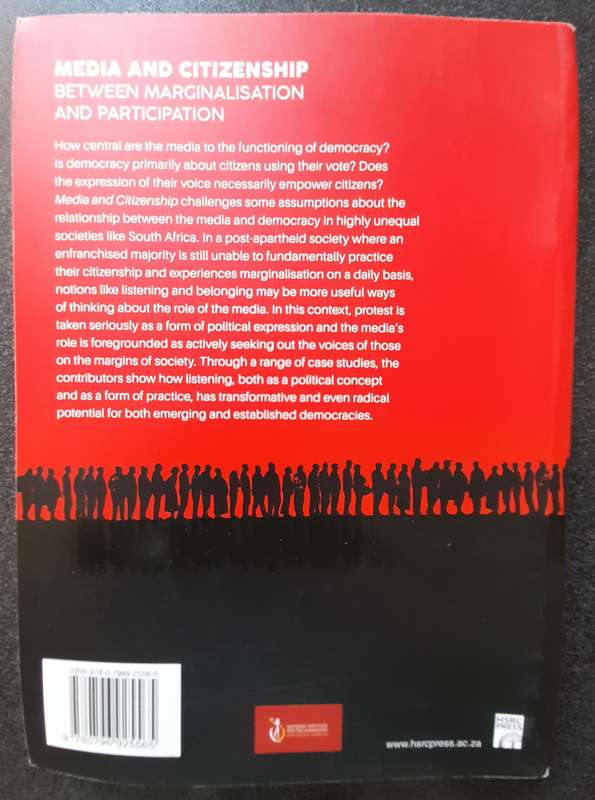 Media and Citizenship Between Marginalization and Participation, A Garman  & H Wasserman