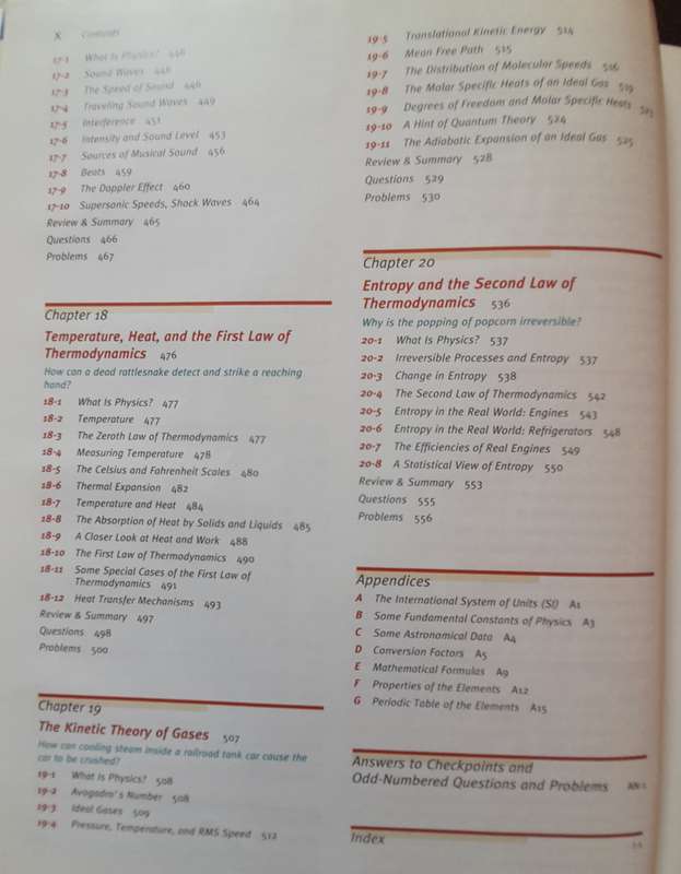 Fundamentals of Physics, 7th Ed., D Halliday, R Resnick, J Walker Vol.1, Your at Home Matric Help
