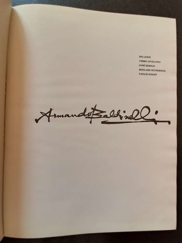 Armando Baldinelli, Works, Album compiled by Ima Lewis Including Latest Work 1991