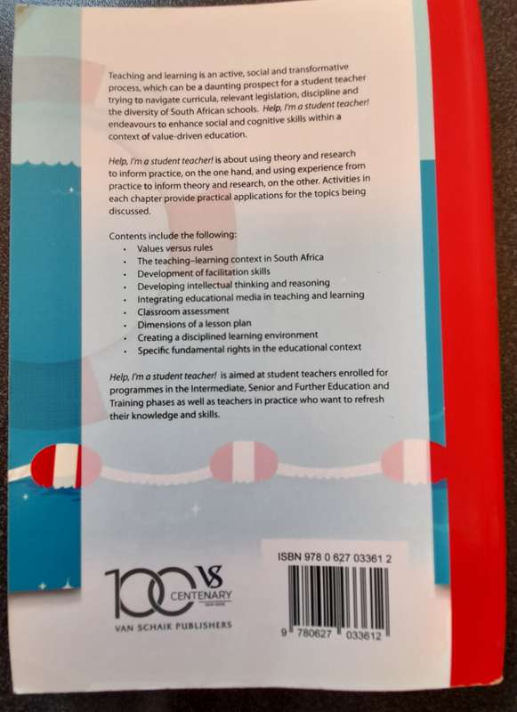 Help, I'm a student teacher! Skills development for teaching practice 2nd Ed., du Toit, Louw, Jacobs