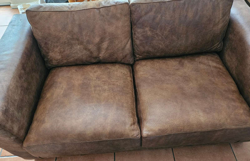 Exotic Leather couch