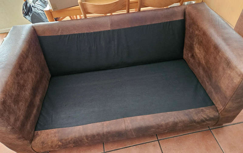 Exotic Leather couch