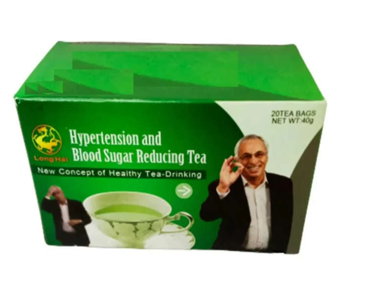 Hypertension and blood sugar reducing tea
