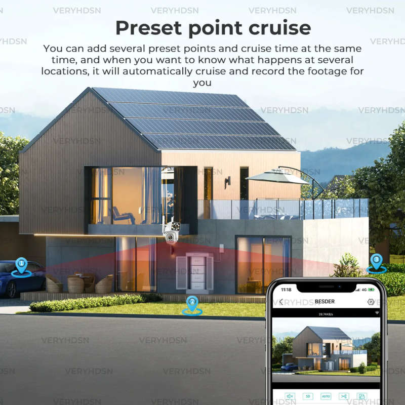 AI PTZ outdoor camera