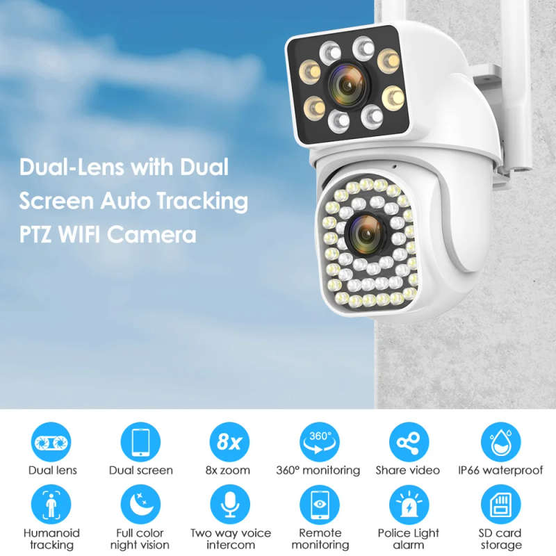 AI PTZ outdoor camera