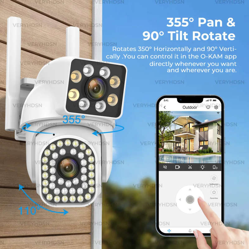 AI PTZ outdoor camera