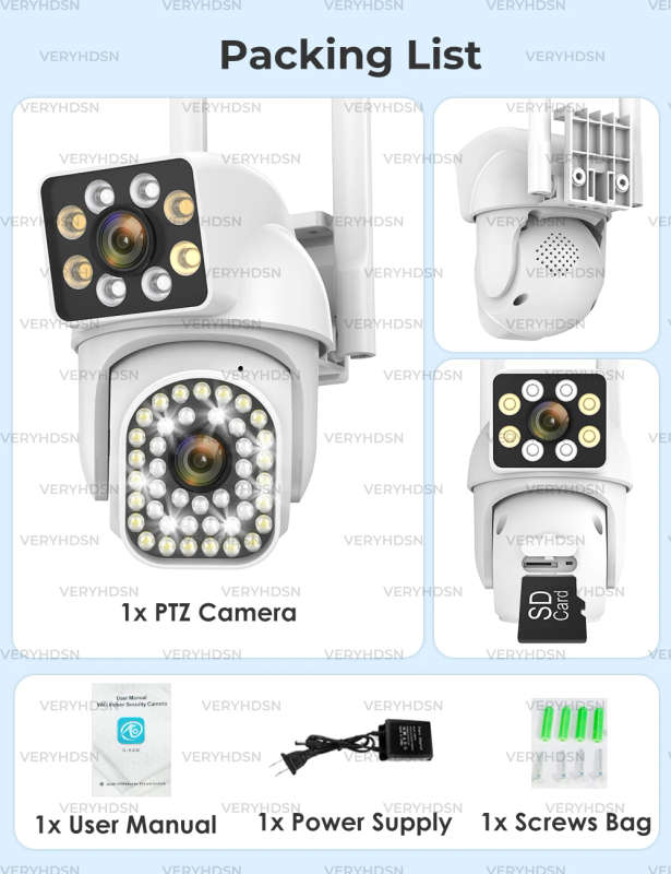AI PTZ outdoor camera