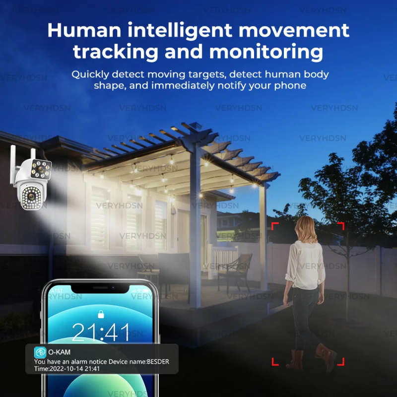 AI PTZ outdoor camera