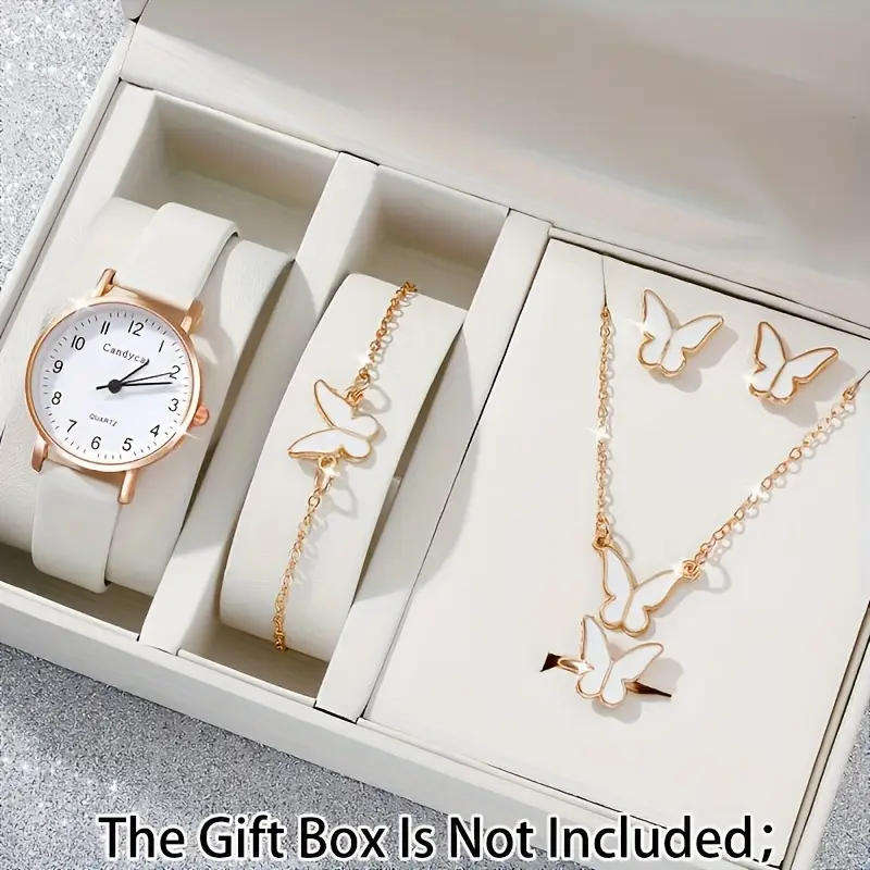 Fashion Sports Casual Business Vintage PU Leather Quartz set (GIFT BOX NOT INCLUDED)