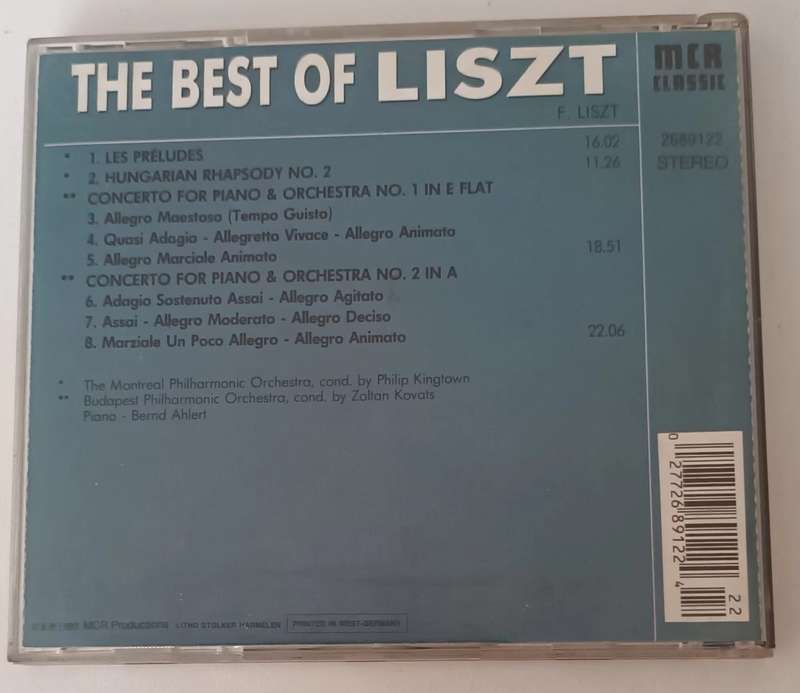 The Best of LISZT CD.
