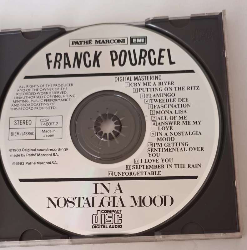 FRANCK POURCEL - In a Nostalgia Mood CD.