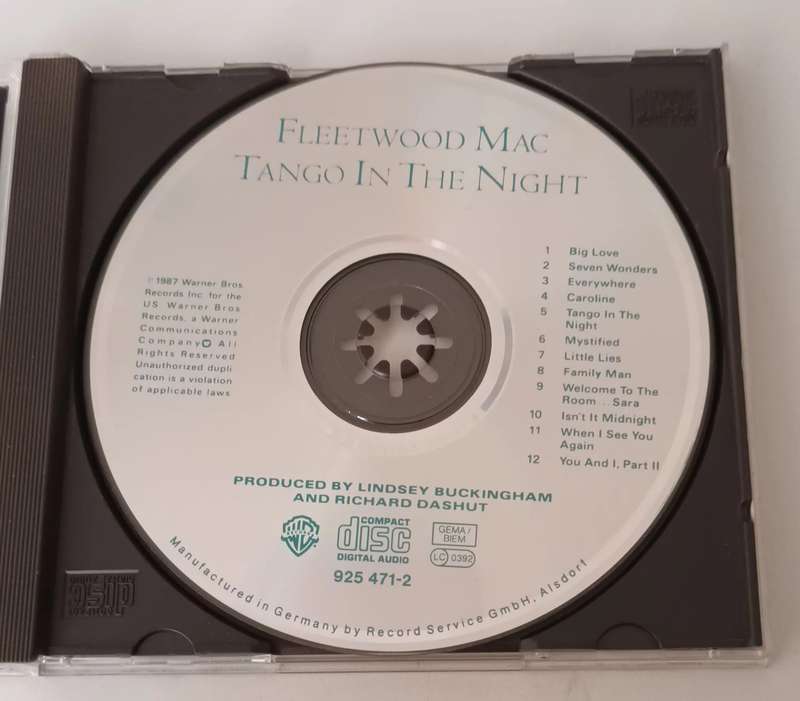 FLEETWOOD MAC - TANGO IN THE NIGHT CD.