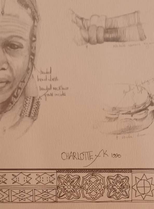 CHARLOTTE K. 1990. ETHNIC MAP OF SOUTHERN AFRICA. PRINT. 58x55cm.
