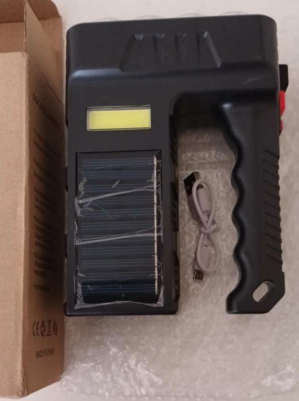Multi-Functional Solar Lantern. Built in battery. USB Charging. New.