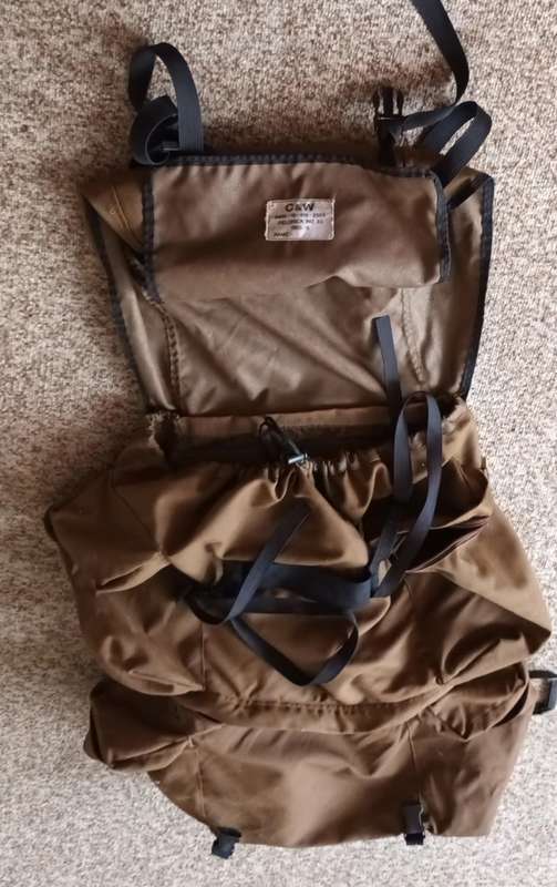 S.A.D.F PAT. 83 FIELDPACK. 1985-6