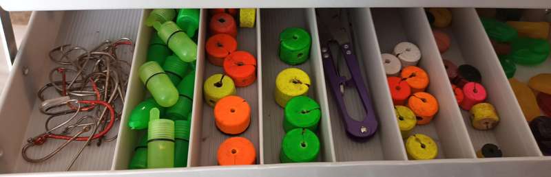 Master Box Fishing Tackle Box. Fully stocked with more than 100 items.