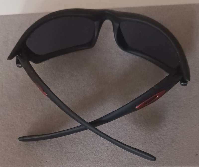 OAKLEY STRAIGHT JACKET MEN'S WRAP SUNGLASSES. MADE IN USA.
