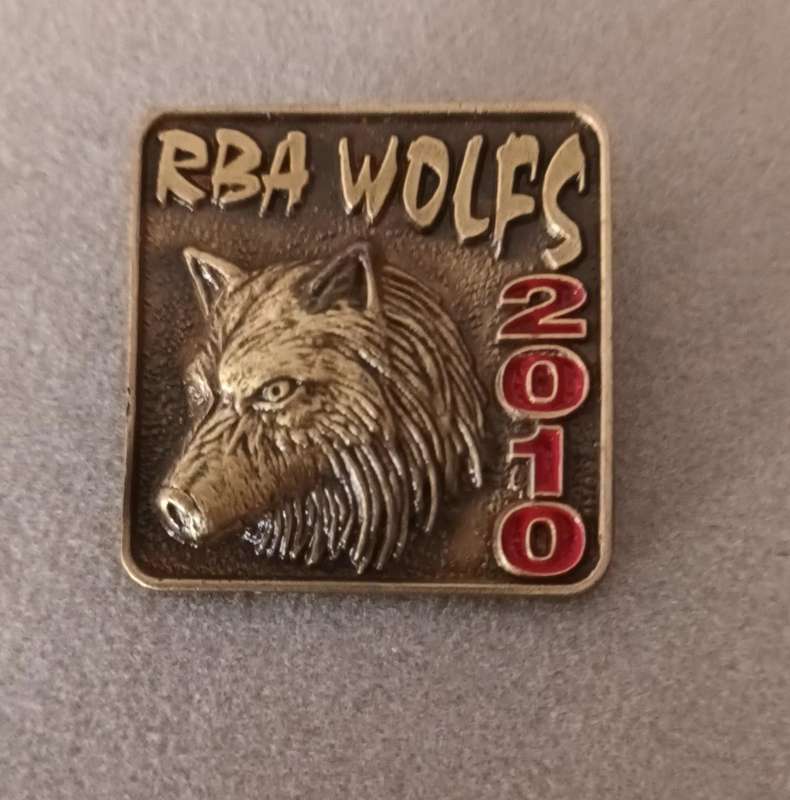 RBA WOLFS 2010 BADGE