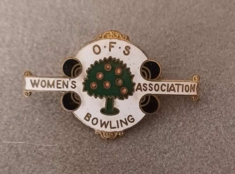 O.F.S WOMEN'S ASSOCIATION BOWLING BADGE