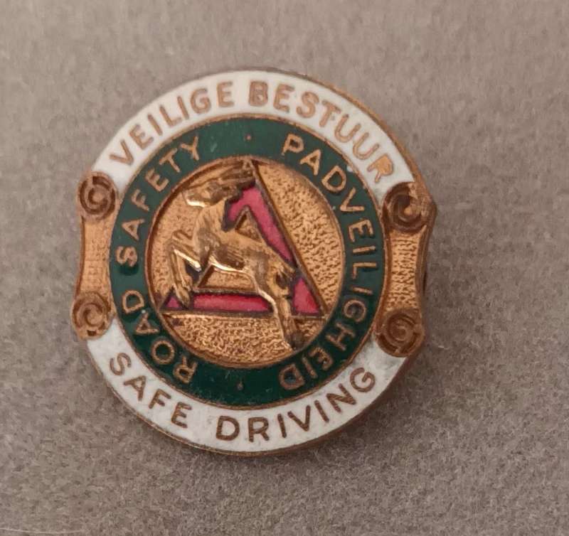 Vintage Road Safety Badge