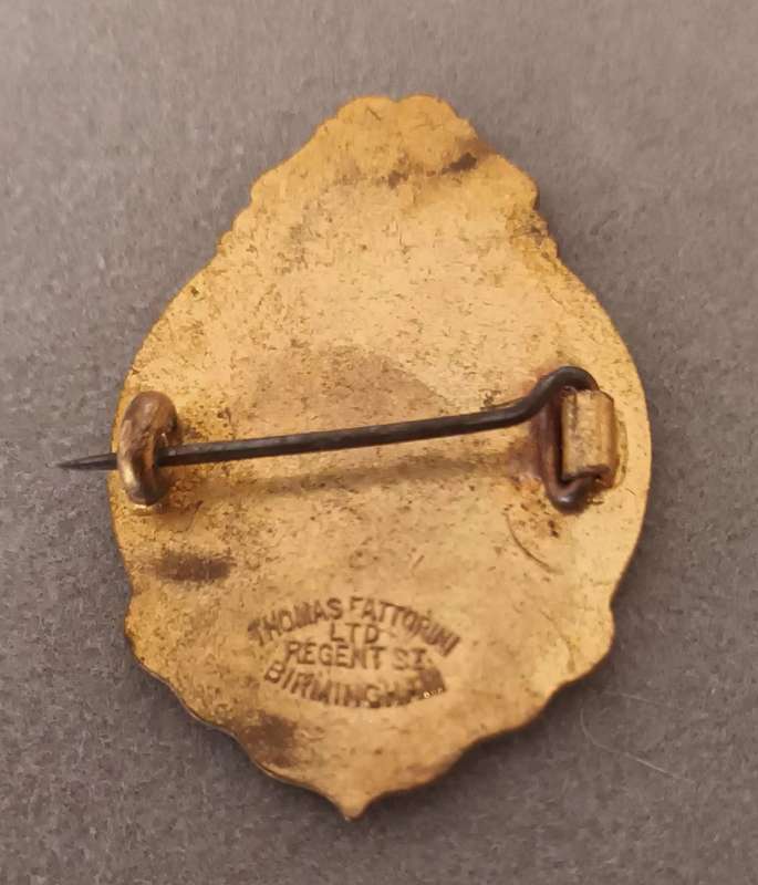 FIFE BOWLING ASSOCIATION BADGE MADE IN BIRMINGHAM