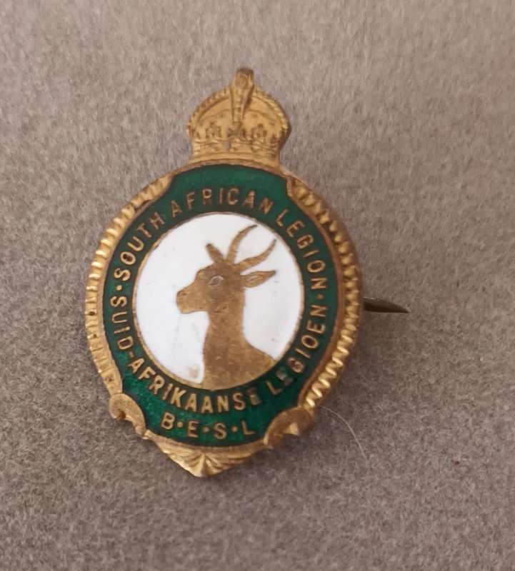 South African Legion Army B.E.S.L Badge