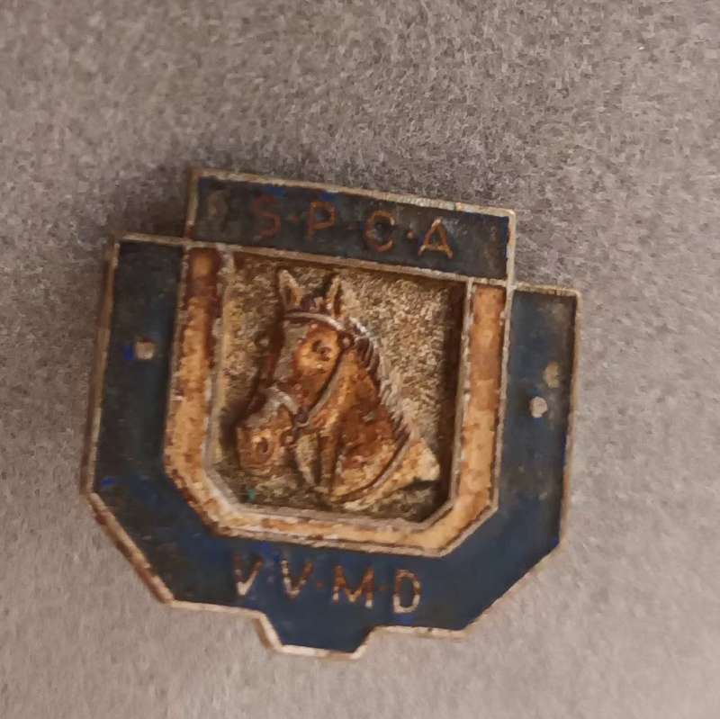 Vintage S.P.C.A Badge