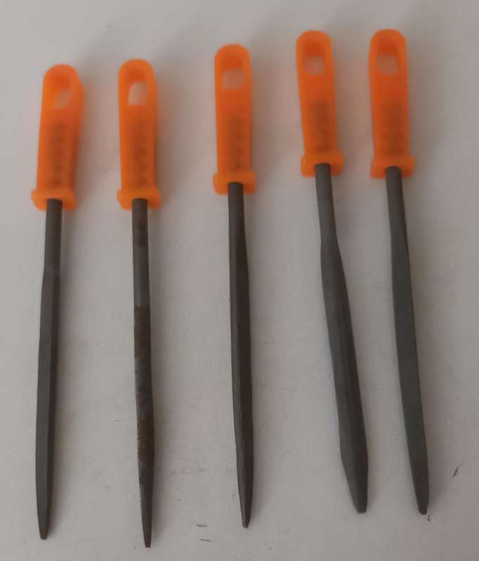 5 Piece Needle Files.