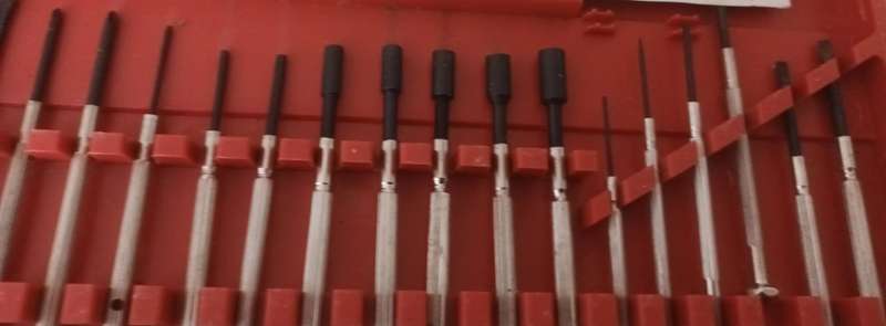 Vintage Precision Screwdrivers Tool Set. 21 Piece. Wrenches, Hex, Key & Slot.