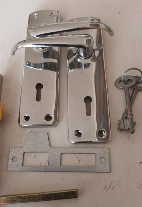 Door Handles, Lock & Keys. New.