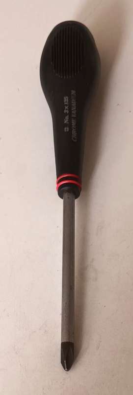 Chrome Vanadium N0. 3 x125 Screwdriver.