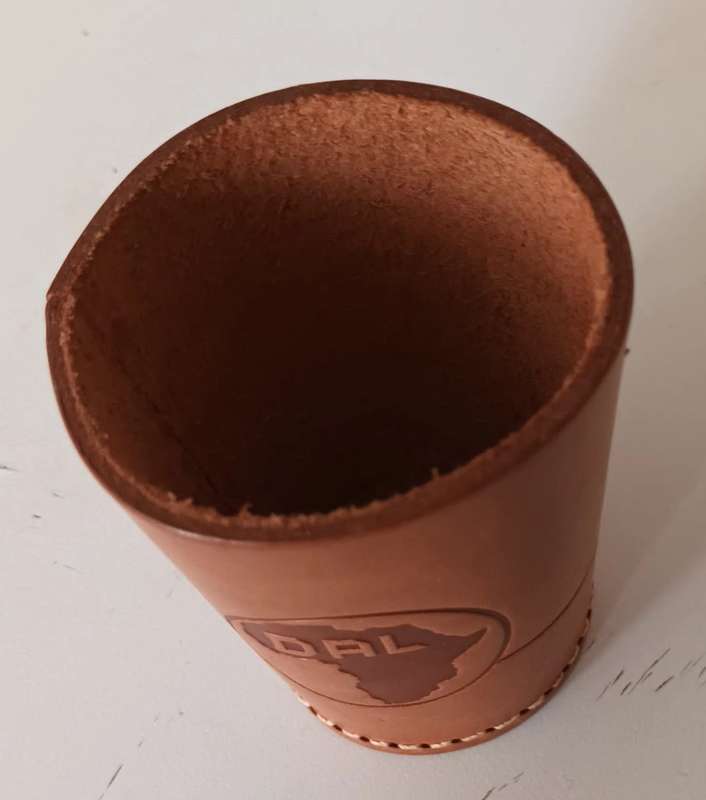 Genuine Leather Cup. New.