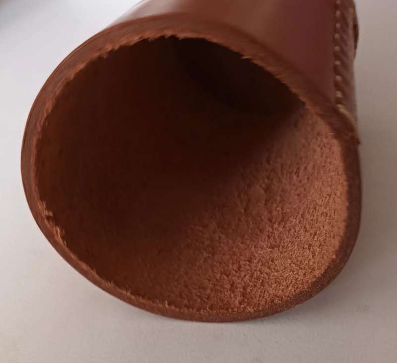 Genuine Leather Cup. New.