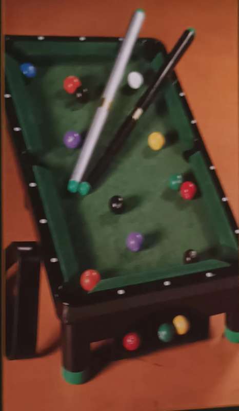 Vintage Mini Action Pool Table. Collectable. New. Sealed.