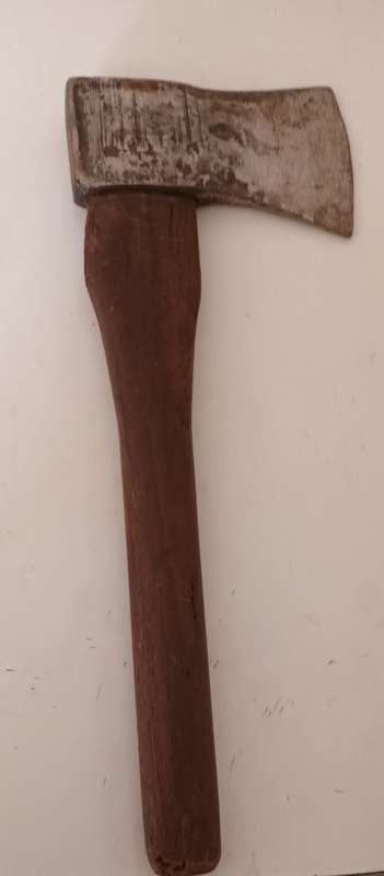 Wooden Handle Vintage Axe.