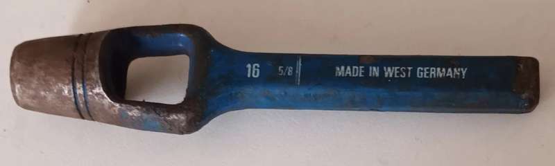 Hollow WAD Punch 16 5/8. Made in West Germany.